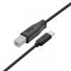 TB Kabel USB CM-BM 1.8m czarny drukarkowy